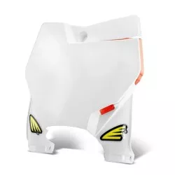 Plaque numéro frontale Cycra STADIUM Blanche pour KTM SX125, SX150 2T, SX250, SXF250 4T, SXF350 4T, SXF450 4T