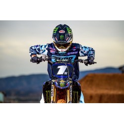 Plaque numéro frontale Cycra STADIUM Blanche pour Yamaha YZ250F 4T 2019-2021, YZF 450 4T 2018-2021