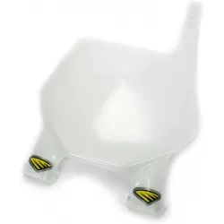 Plaque numéro frontale Cycra STADIUM Translucide, montage universel