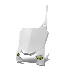 Plaque numéro frontale Cycra STADIUM Blanc pour Honda SE125, SE250, CRF250R, SE300, SEF250, SEF300, SEF450,CRF450R