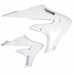 Ecope ouïes de radiateur Cycra Powerflow Blanc pour Yamaha WR250F, YZ250F 4T, WR-F 450 4T, YZF 450 4T