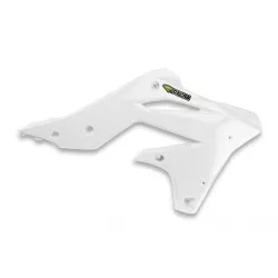 Ecope ouïes de radiateur Cycra Powerflow Blanc pour Kawasaki KXF 450 4T 2013-2015