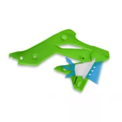 Ecope ouïes de radiateur Cycra Powerflow Vert pour Kawasaki KXF 450 4T 2013-2015