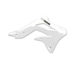 Ecope ouïes de radiateur Cycra Powerflow Blanc pour Kawasaki KXF 450 4T 2012-2015
