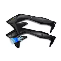 Ecope ouïes de radiateur Cycra Powerflow Noir pour Kawasaki KXF 450 4T 2016-2018