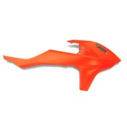 Ecope ouïes de radiateur Cycra Powerflow Orange pour KTM SX125, SX150 2T, SX250, SXF350 4T, SXF450 4T 2016-2018