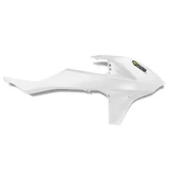 Ecope ouïes de radiateur Cycra Powerflow Blanc pour KTM SX125, SX150 2T, SX250, SXF350 4T, SXF450 4T 2016-2018