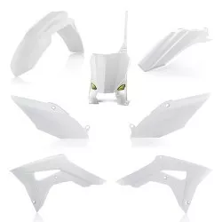Kit Plastique CYCRA 5 éléments Blanc pour Honda CRF250R 2018 et +, CRF450R 2017-2020