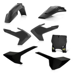 Kit Plastique CYCRA 5 éléments Noir  pour Husqvarna TC125, FC250 4T, FC350 4T 2016-2018, TC250 2T 2017-2018