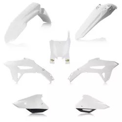 Kit Plastique CYCRA 5 éléments Blanc / Noir pour Honda CRF450R 2021 et +