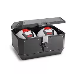 Top Case moto MONOKEY GIVI Trekker ALASKA 56 litres aluminium Black Line