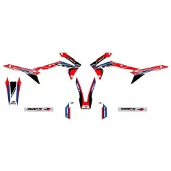 Swaps - Kit Déco Diamond Light - HONDA CR-F 250 R 2014 à 2017 - Rouge