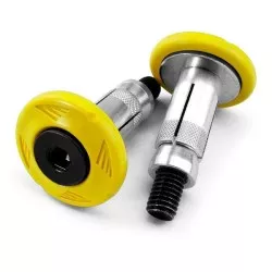 Embouts de guidon CYCRA - Jaune