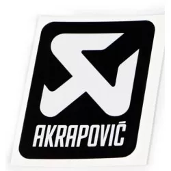 Autocollant sticker Logo Akrapovic vertical 75 x 75mm