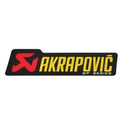 Autocollant sticker Logo Akrapovic SP Series 15 x 44 mm