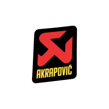 Autocollant sticker Logo Akrapovic vertical 57 x 60mm
