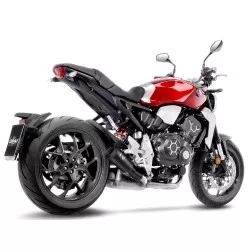 Échappement silencieux Slip-On LeoVince LV-10 inox FULL BLACK pour Honda CB1000R Neo Sports Café 2018 et +
