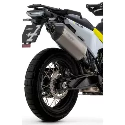 Silencieux SONORA ARROW 72508SK Titane embout carbone Husqvarna Norden 901, KTM 890 SMT, 790 Adventure