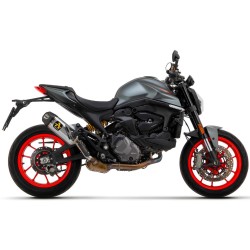 Silencieux INDY RACE ARROW 71939AK aluminium embout carbone pour Ducati Monster / monster + 937 2021 et +