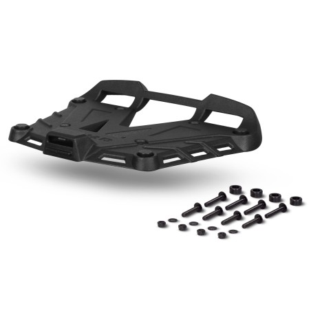 Support aluminium noir SHAD D1BTRPA2 pour Top cases Shad TERRA TR48, TR37 et les SH59X, SH58X, SH50 et SH48.