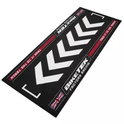 Tapis environnemental Moto DRAPEAU ANGLAIS (idéal TRIUMPH) serie7 pour garage, atelier, paddock ou showroom