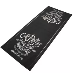 Tapis environnemental Moto CAFÉ RACER pour garage, atelier, paddock ou showroom