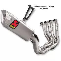 Patte de fixation Aluminium pour silencieux Akrapovic sur Honda CBR1000RR ABS Fireblade / SP / SP2 2017-2019