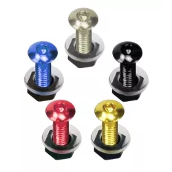 Pack de 8 Vis anodisées en aluminium