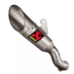 Silencieux Slip-On Akrapovic Titane pour Yamaha YZF R3 et MT03 2022 et +