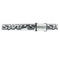 Swaps - Masque Cross SWAPS SCRUB V2 - GRIS / BLANC ECRAN TRANSPARENT