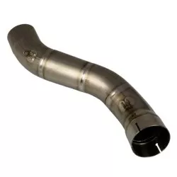 Tube de liaison Akrapovic L-A10SO8 en acier inoxydable pour ligne S-A10SO8-RC sur Aprilia RSV4 2015-2016