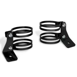 Pattes de fixation Barracuda pour phares additionnels sur Yamaha Ténéré 700 2019 et +, Honda Africa Twin 2020 et +