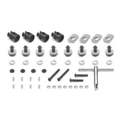 Kit GIVI 06RKIT pour transformer les supports valise latérales en supports démontables rapides