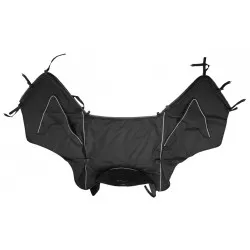Tablier Bagster XTB250FR BOOMERANG, Noir, pour Suzuki Burgman 650 2013 et +