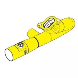 Pièce de rechange H-B12R4R en acier inoxydable pour collecteur E-B12R4 Akrapovic