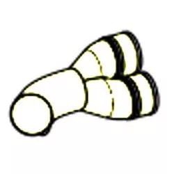 Tube de liaison Akrapovic C-S10R8L en acier inoxydable