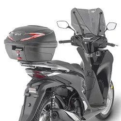 Top Case MONOLOCK GIVI B360N2 36 litres noir, catadioptres rouges avec platine et kit fixation