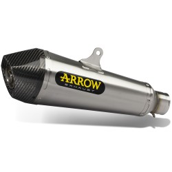 Silencieux X-KONE ARROW 71892XKI Nichrom Inox embout carbone pour Honda CB650R 2019 et +