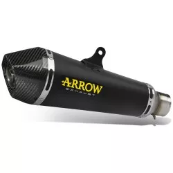 Silencieux X-KONE ARROW 52511XKN Nichrom Inox "Dark" embout carbone pour Honda MSX125 GROM 2021 et +