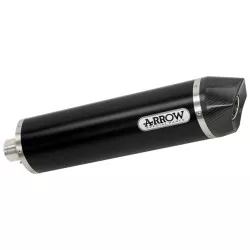 Silencieux MAXI RACE TECH 72614AKN Aluminium Dark (noir) pour Yamaha XT1200Z Super Ténéré 2010 et +
