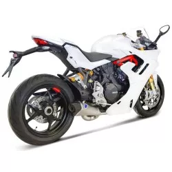 Demi-ligne Termignoni avec silencieux titane / carbone pour Ducati Supersport 950 / S 2021 et +