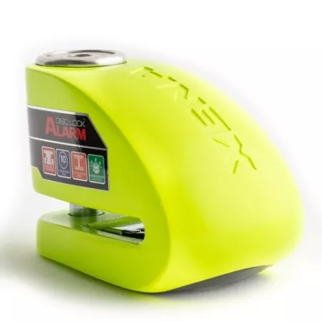 Urban - Antivol Bloque Disque Hi-Tech Alarme+Avertisseur A+, Homologué ø14 , Waterproof, pile lithium + housse