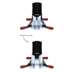 Bloque roue SteadyStand Multi ACEBIKES pour roues AV et AR 15 à 21 pouces