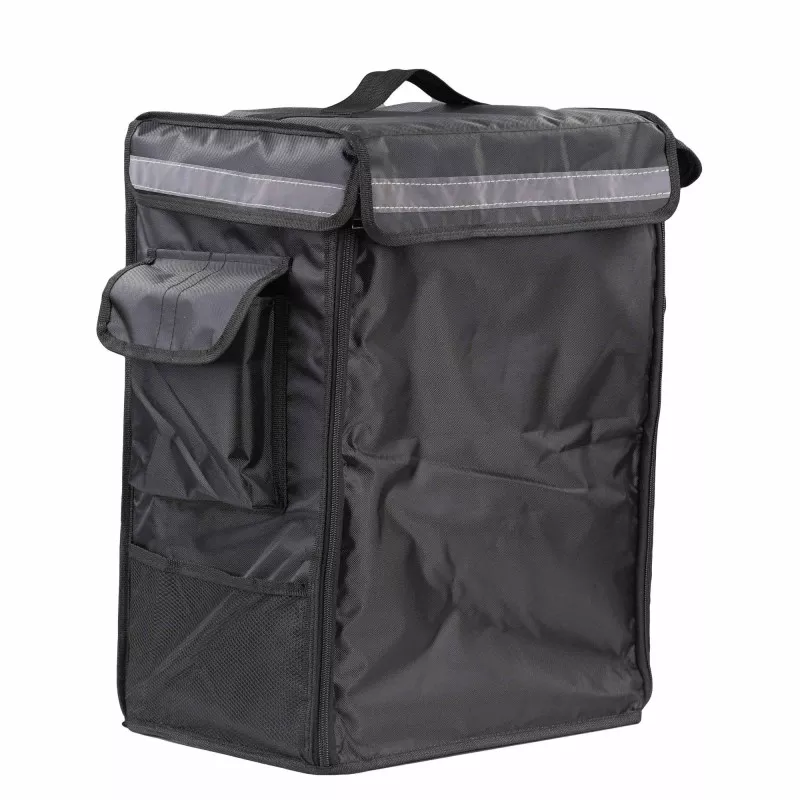 Sac À Dos Isotherme 45 X 35 X 33 Cm Noir Pour La Livraison Des Commandes De  Nourriture En Moto Et Vélo