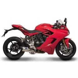 Demi-ligne Termignoni avec silencieux titane / carbone pour Ducati Supersport 2016-2020