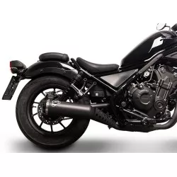 Silencieux Termignoni inox homologué pour Honda CMX500 Rebel 2018-2021