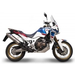 Silencieux titane homologué Termignoni pour Honda CRF1000L Africa Twin / Adventure 2018-2019