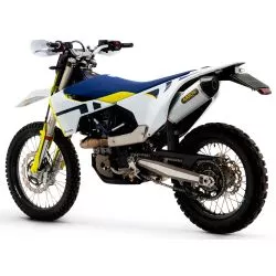Silencieux RACE-TECH ARROW 72623AK Aluminium avec embout Carbone pour Husqvarna 701 Enduro / Supermoto 2017 et +