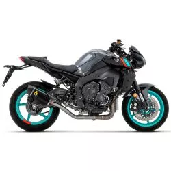 Silencieux INDY RACE ARROW 71946AKN Aluminium Dark (noir) embout carbone pour Yamaha MT10 2022 et +