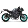 Silencieux INDY RACE ARROW 71946AKN Aluminium Dark (noir) embout carbone pour Yamaha MT10 2022 et +